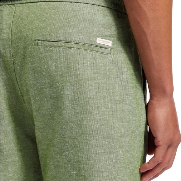 Scotch & Soda Fave Cotton & Linen Twill Bermuda Shorts | Men | Size L, 34 - Picture 5 of 8